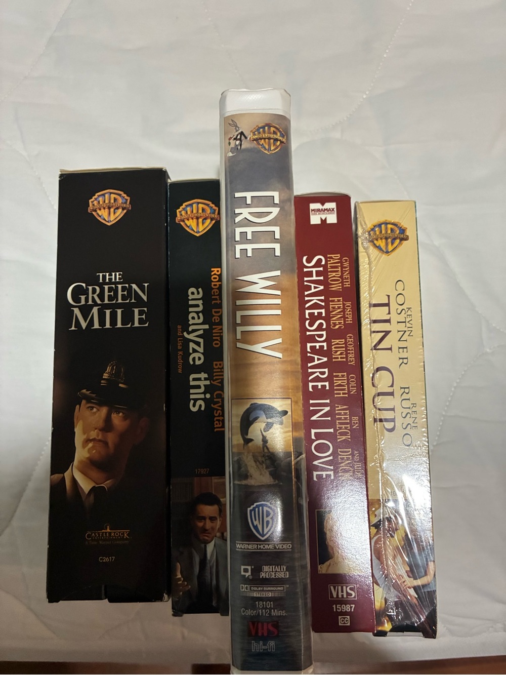 Warner Bros. Free Willy, the green mile, and more VHS - White Spine
